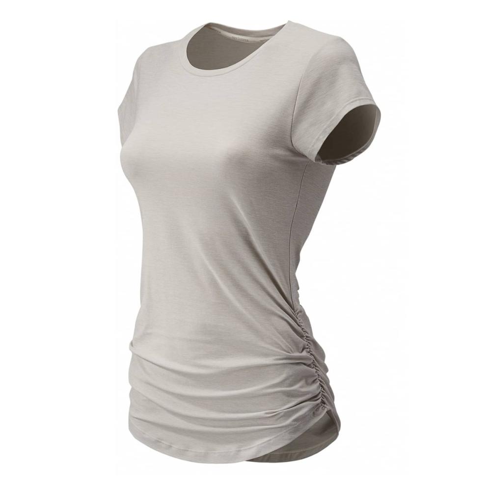New Balance T-Shirt Running Gris Femme New Balance WT81180