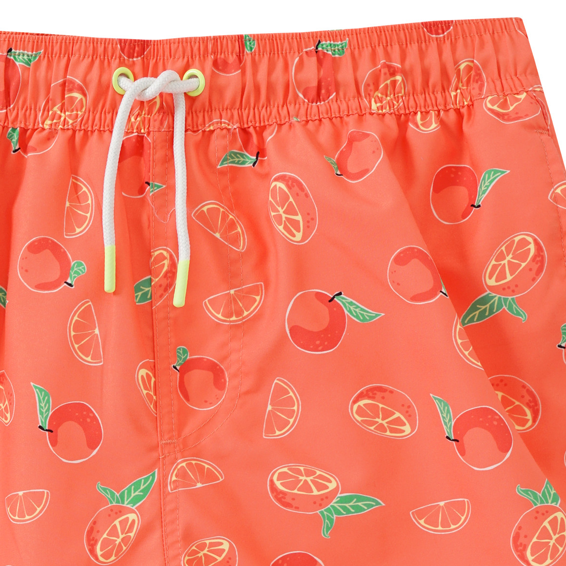 Famy Jungen Badeshorts mit Allover-Print hellorange