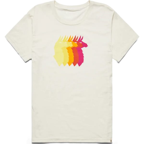 T-shirt COTOPAXI W LLAMA SEQUENCE ORGANIC T-SHIRT BONE
