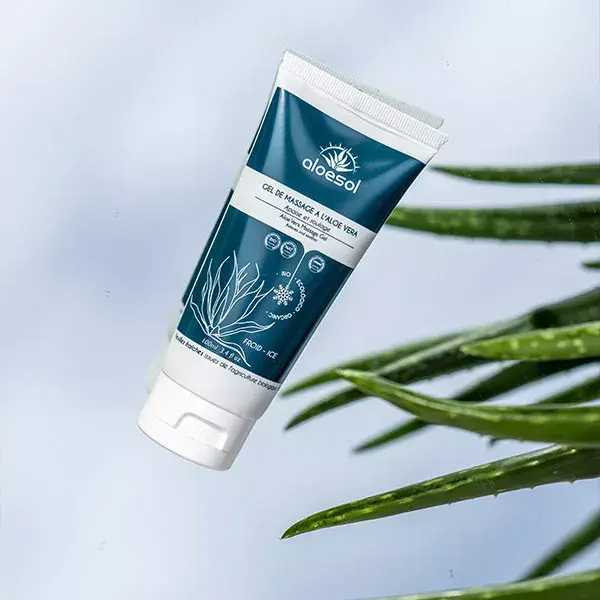 Gel de Massagem Aloesol Ice Effect com Aloe Vera Orgânica 100ml