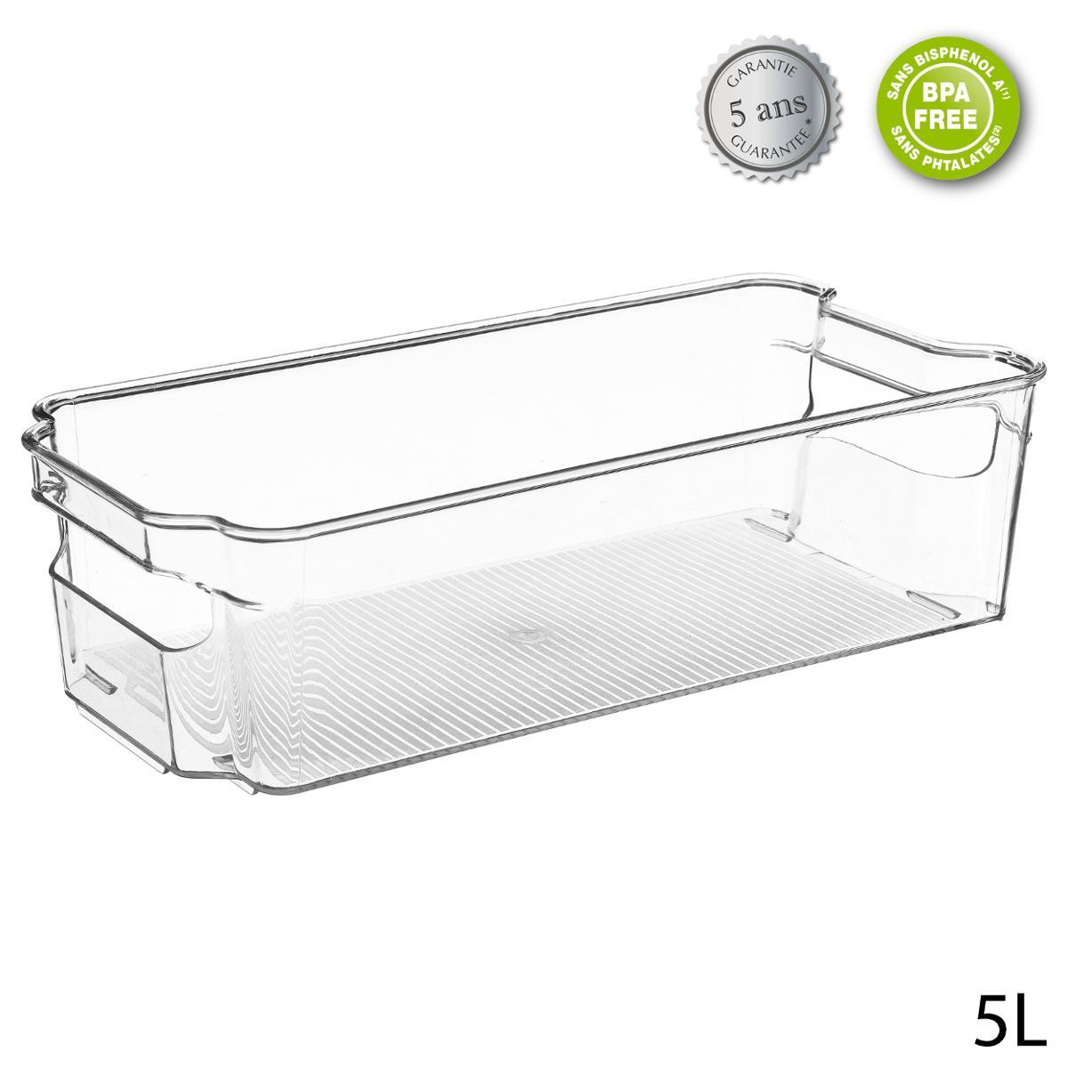 BAC DE RANGEMENT FRIGO 5L 31X15CM