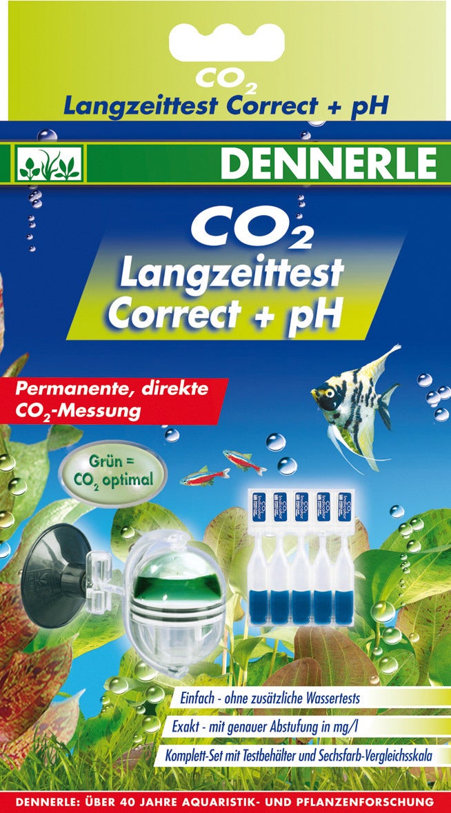 Dennerle CO2 langetermijntest Correct + pH