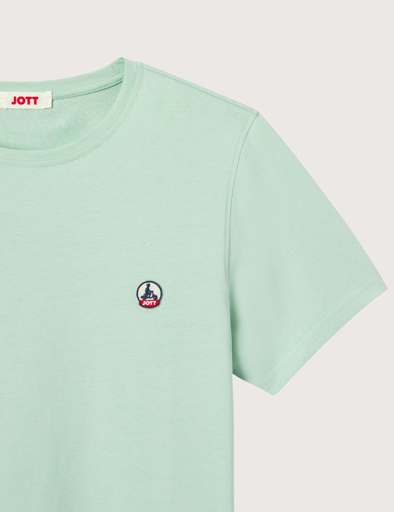 JOTT T-SHIRT HOMME MANCHES COURTES PIETRO VERT MENTHE