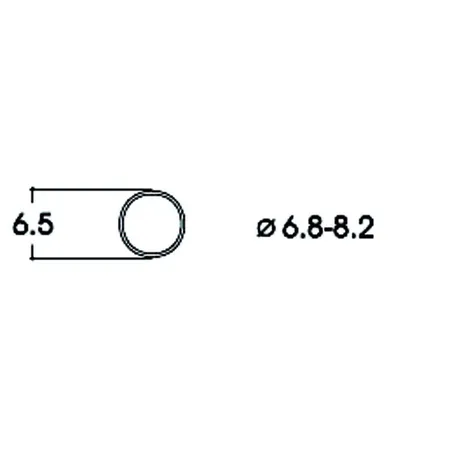 Roco Haftringsatz Gleichstrom, 6.8-8.2mm, 10 Stück