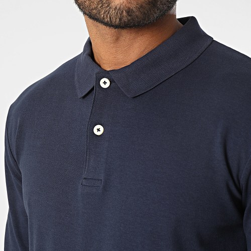 Polo Manches Longues Jackson Bleu Marine