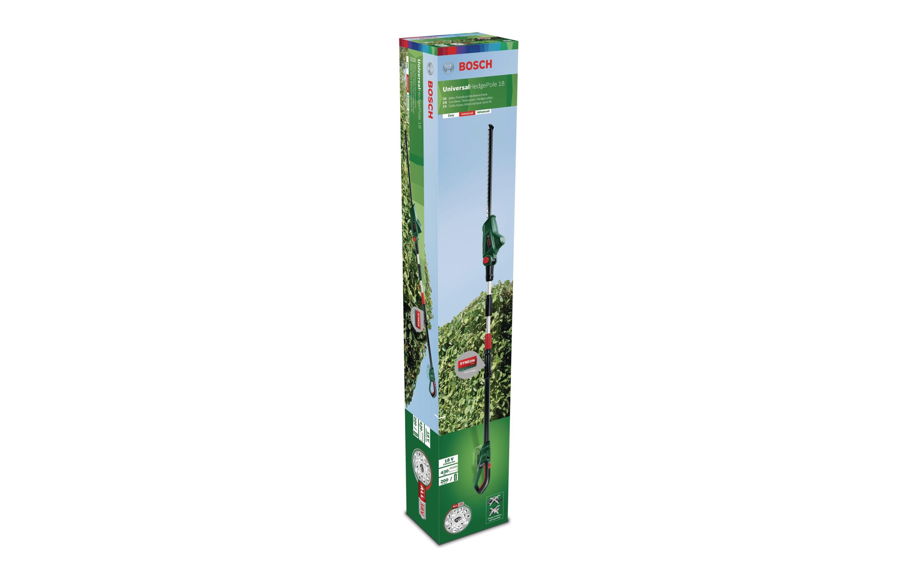 Teleskop-Heckenschere UniversalHedglePole 18 V, Solo<br>18-Volt-Gerät