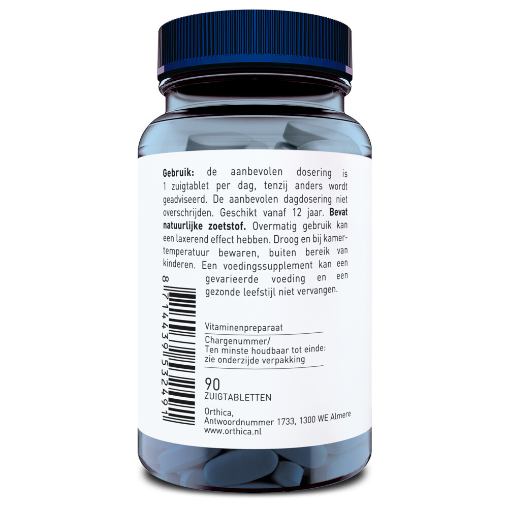 Orthica Co-Enzym B12 60 zuigtabletten