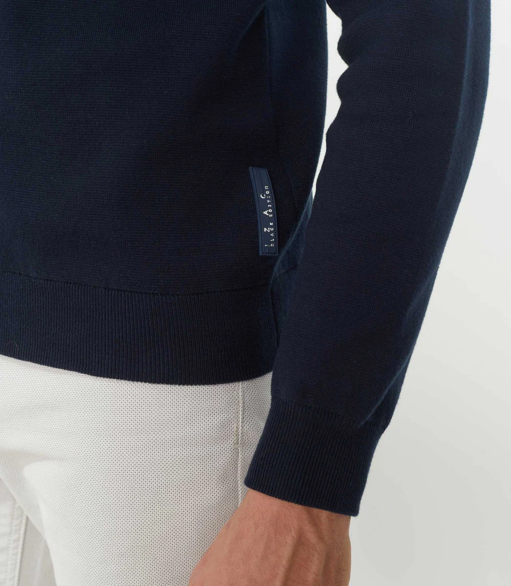 Gilet full zip style campus marine 
