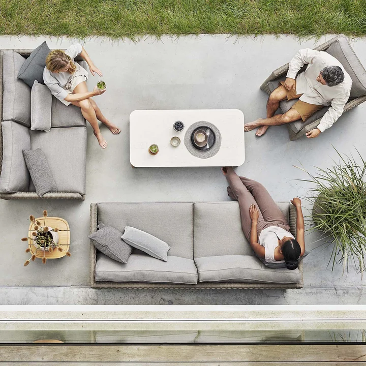 Cane-line - Diamond Outdoor Sofa, 2-Sitzer, taupe