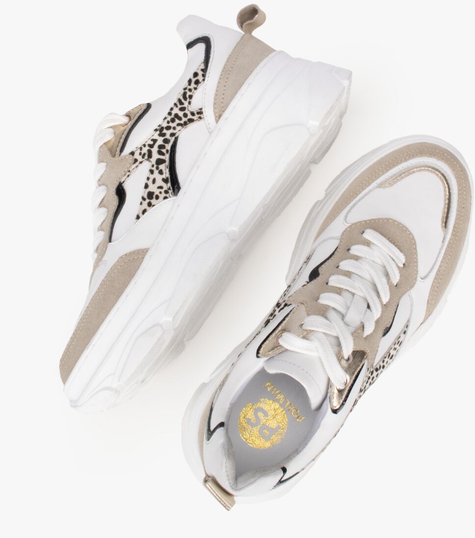 PS POELMAN beige ps poelman lage sneakers jana
