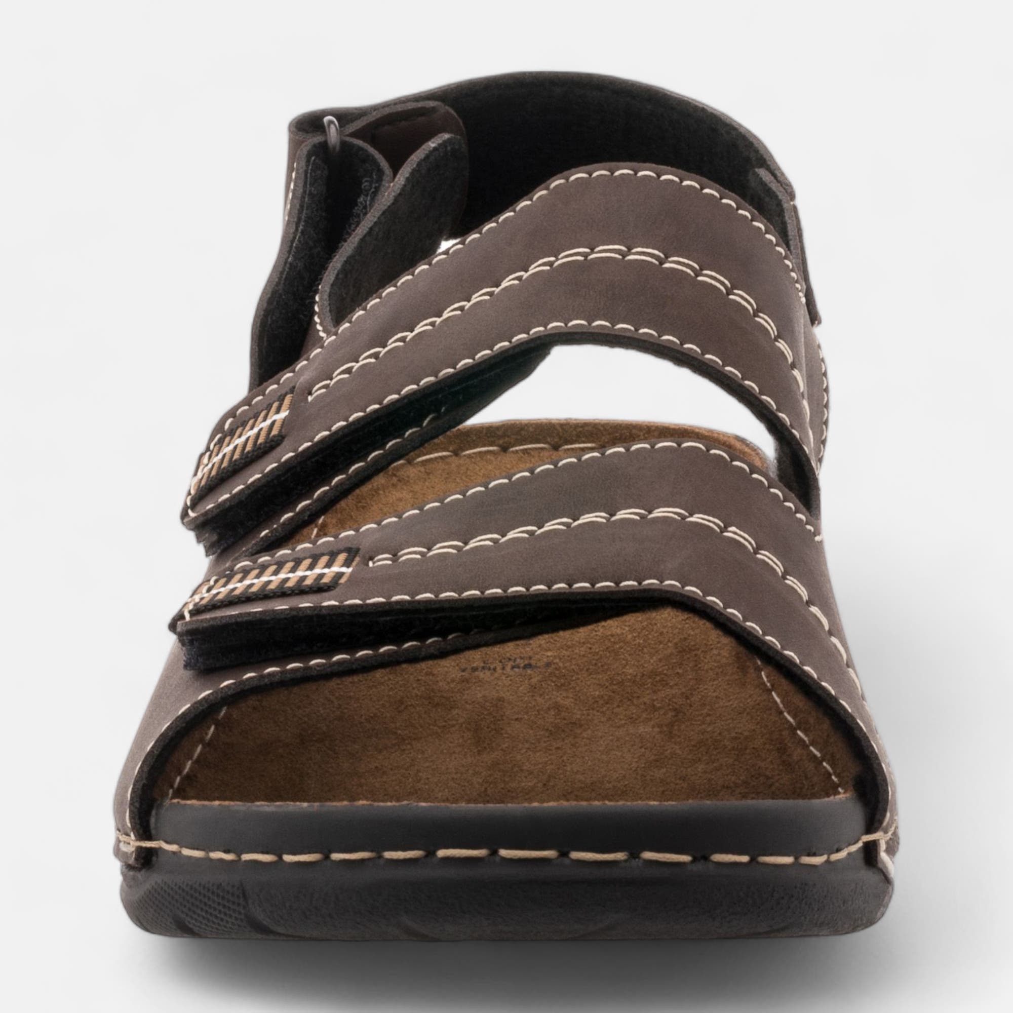 Nu-pieds confort Homme marron