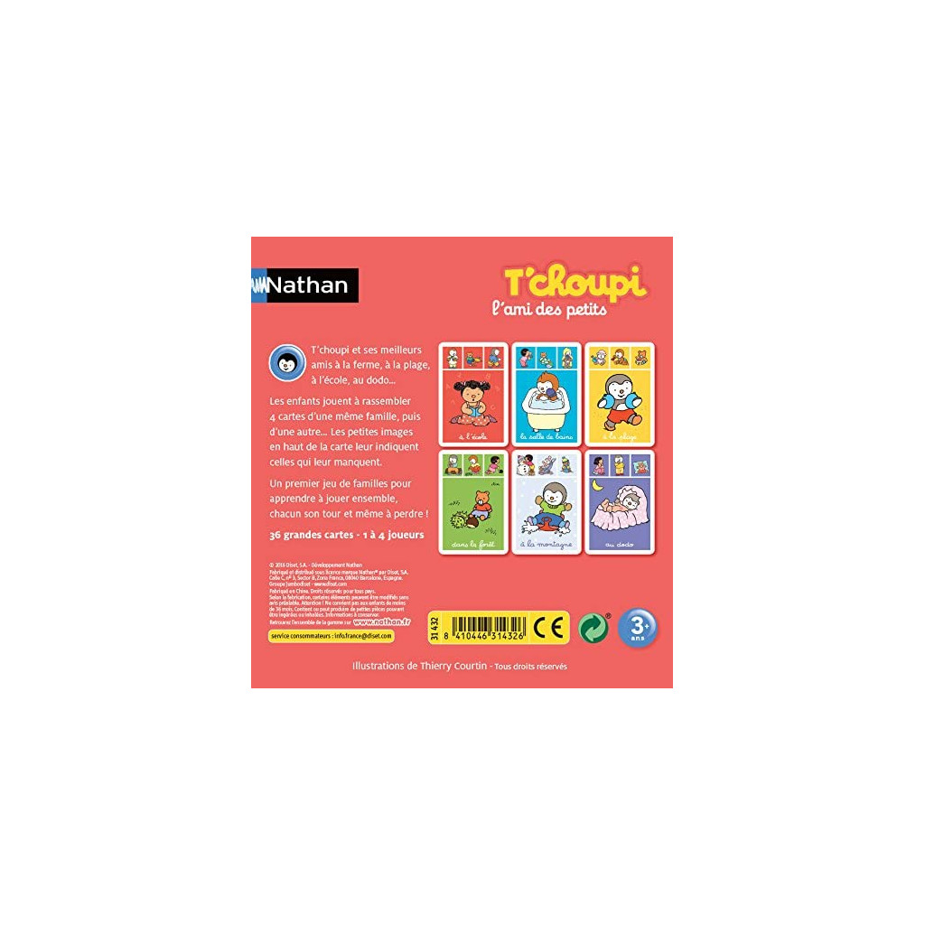 Mon Premier Jeu de Familles : T'choupi