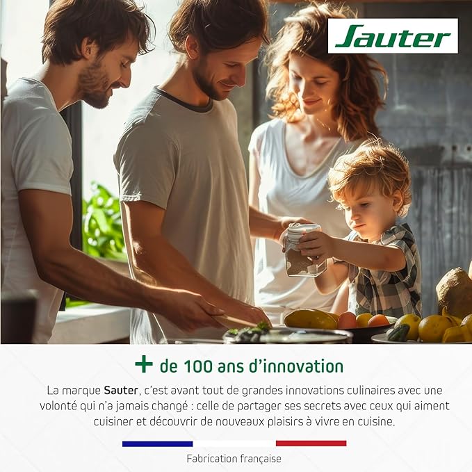 Sauter - SPI4360B - Table de cuisson à induction - Station de cuisson intégrée - Noir