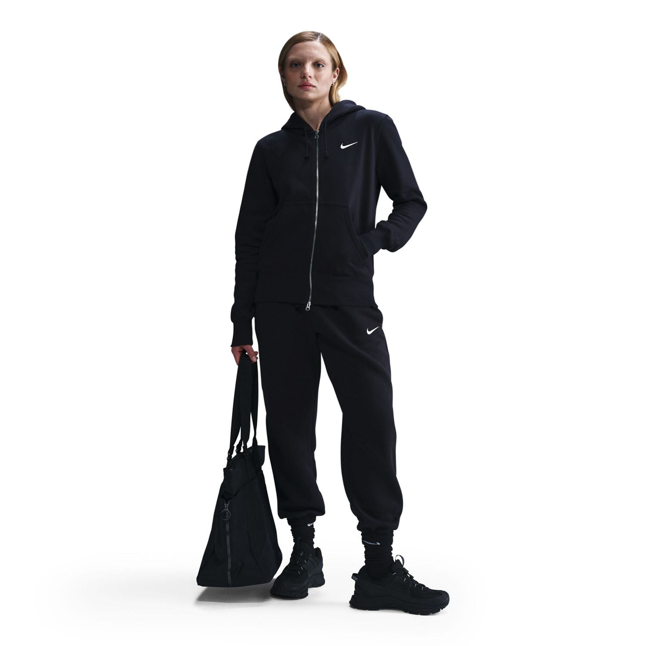 Nike Sportswear Phoenix Fleece Full-Zip Gilet En Coton Femmes - Noir