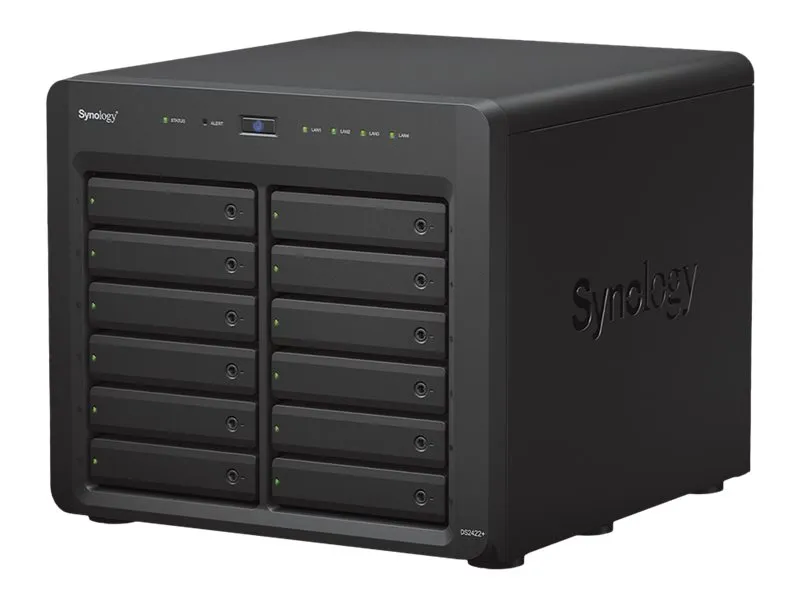 Synology Disk Station DS2422  - NAS-server - 12 bays - SATA 3Gb/s - RAID 0, 1, 5, 6, 10, JBOD - RAM 4 GB - Gigabit Ethernet - iSCSI support