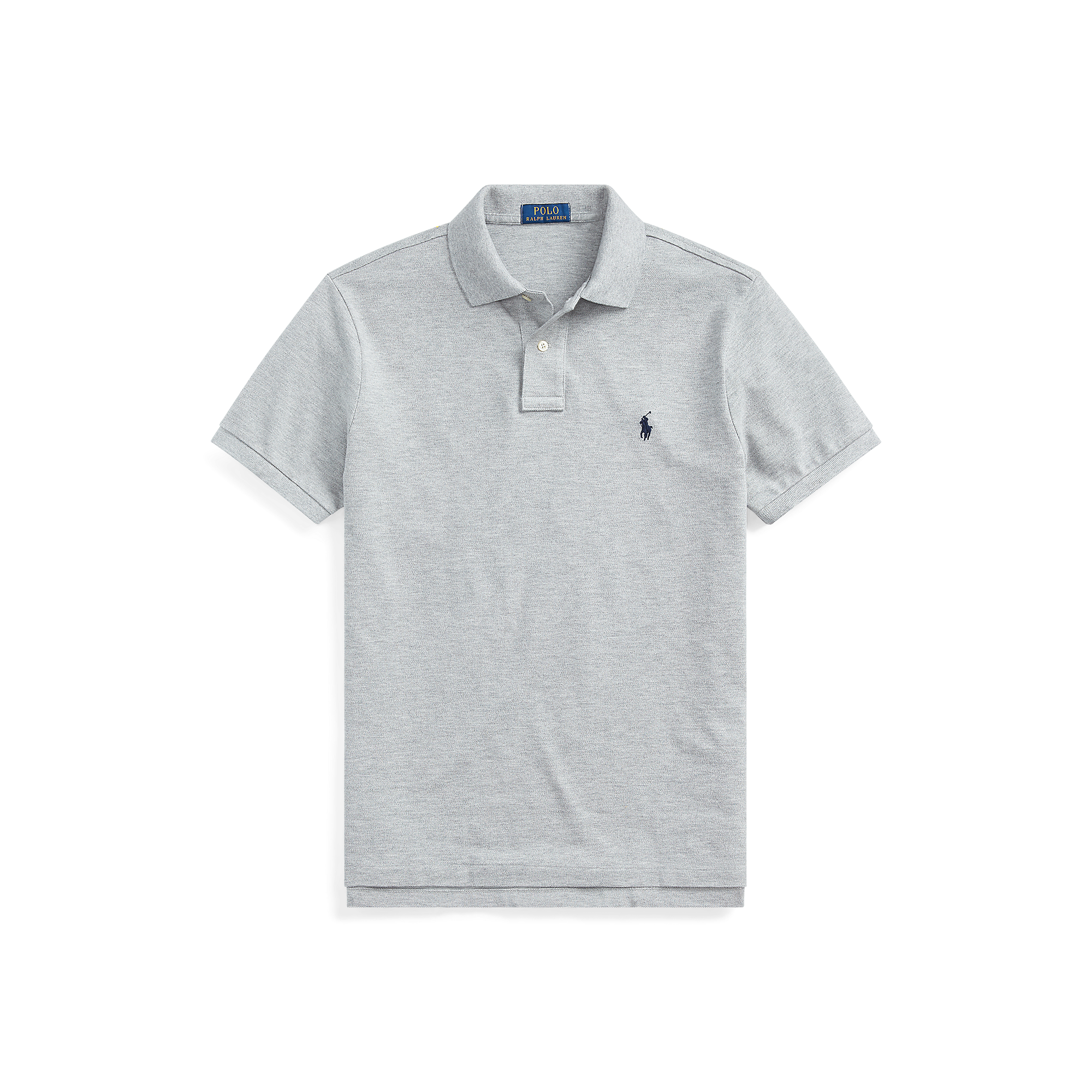 Polo slim-fit en coton | Gris