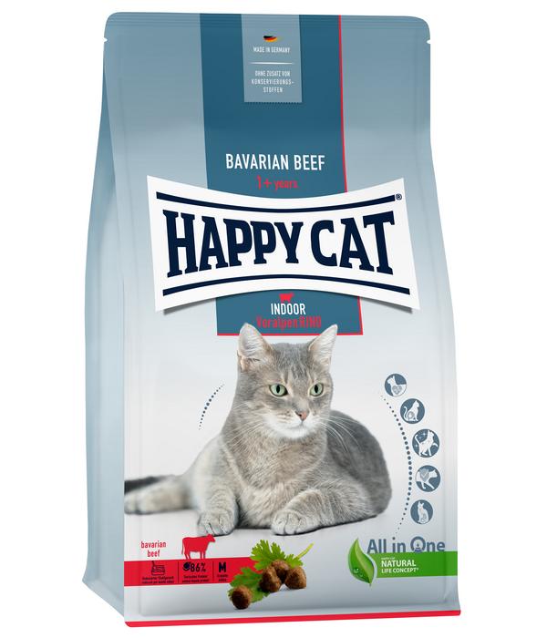 Happy Cat Trockenfutter für Katzen Indoor