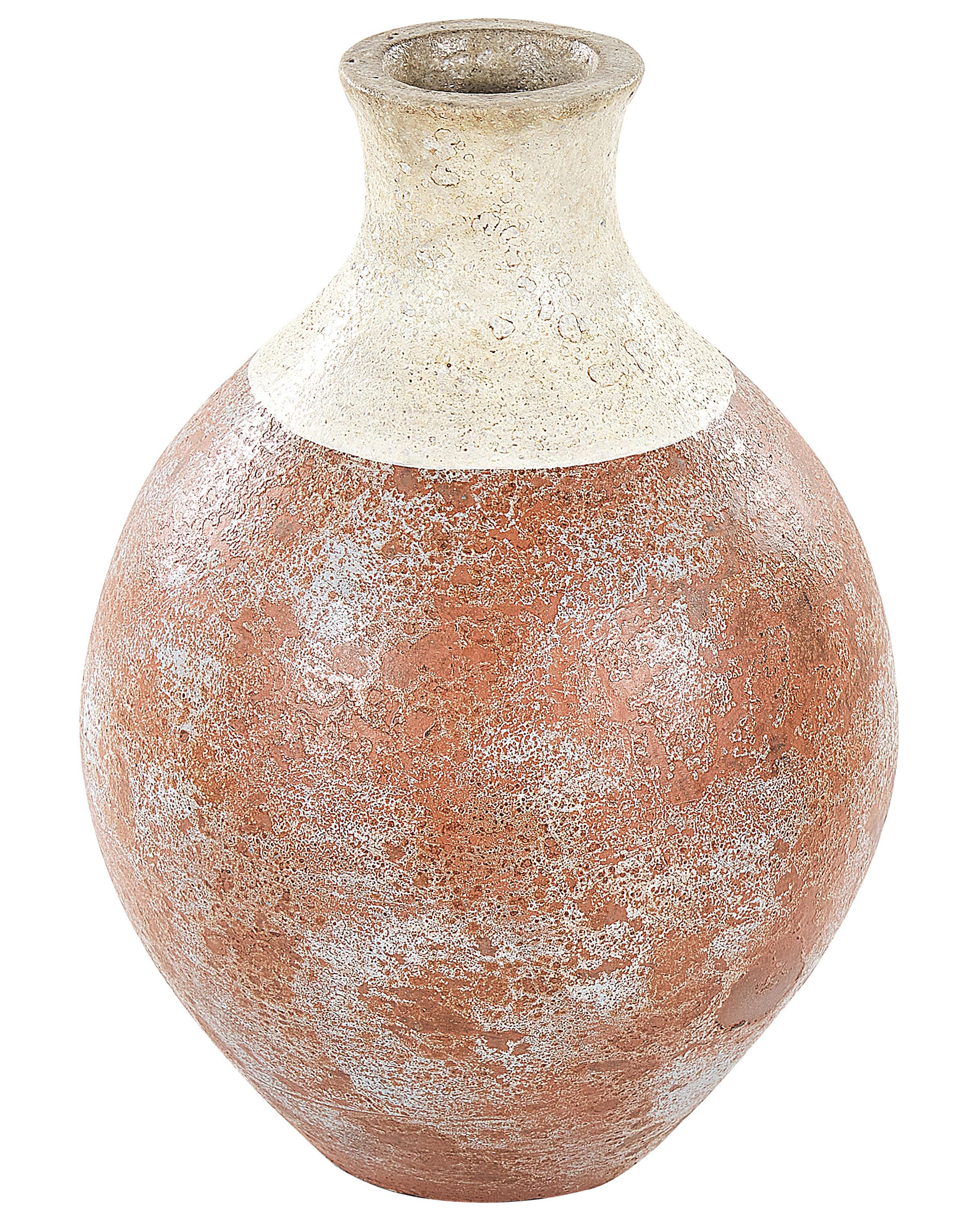 Decoratieve vaas BURSA Keramiek 37 cm Lichtbruin