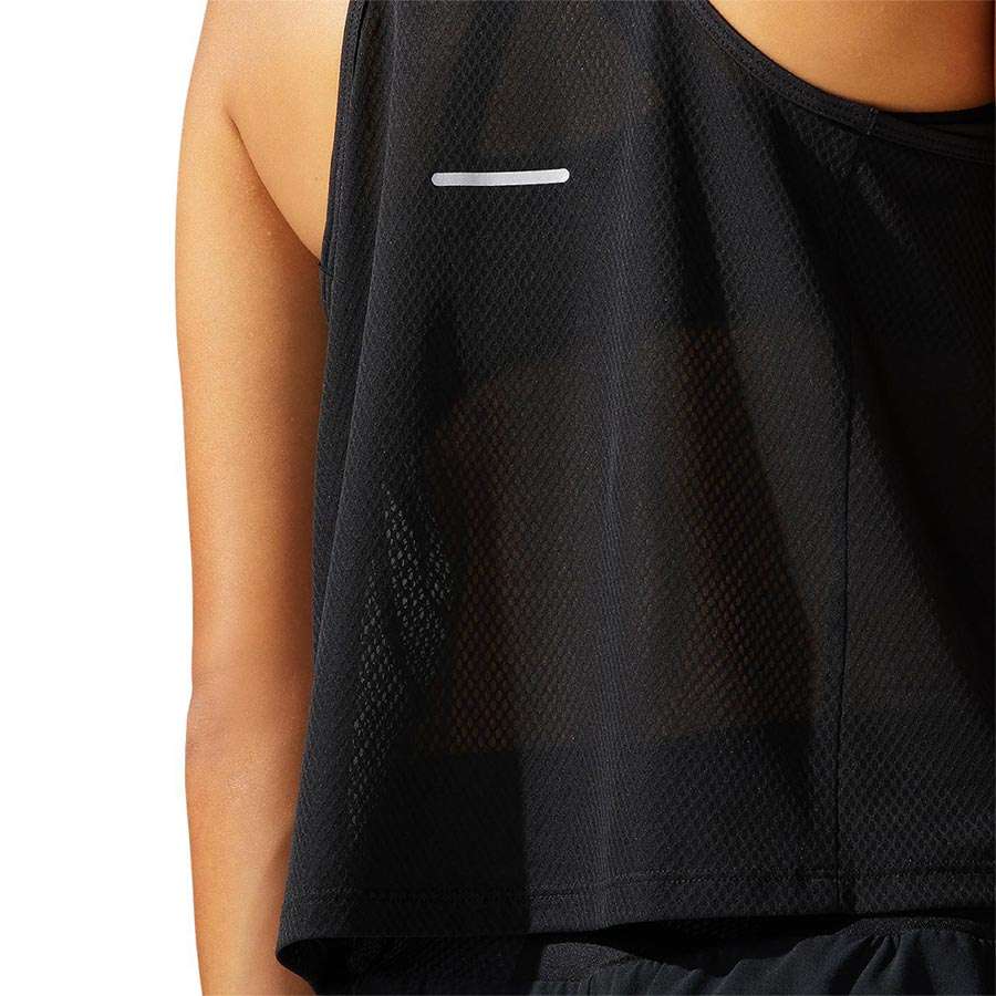 ASICS SMSB Run Hardloopshirt Zonder Mouwen Zwart Dames