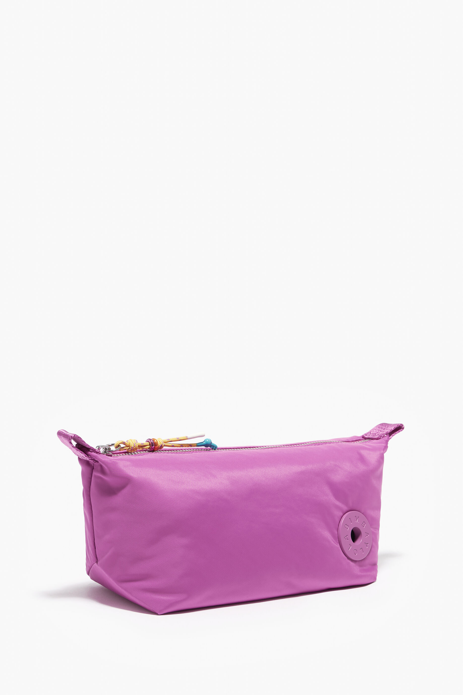 Nécessaire trapezoidal rosa tamanho M
