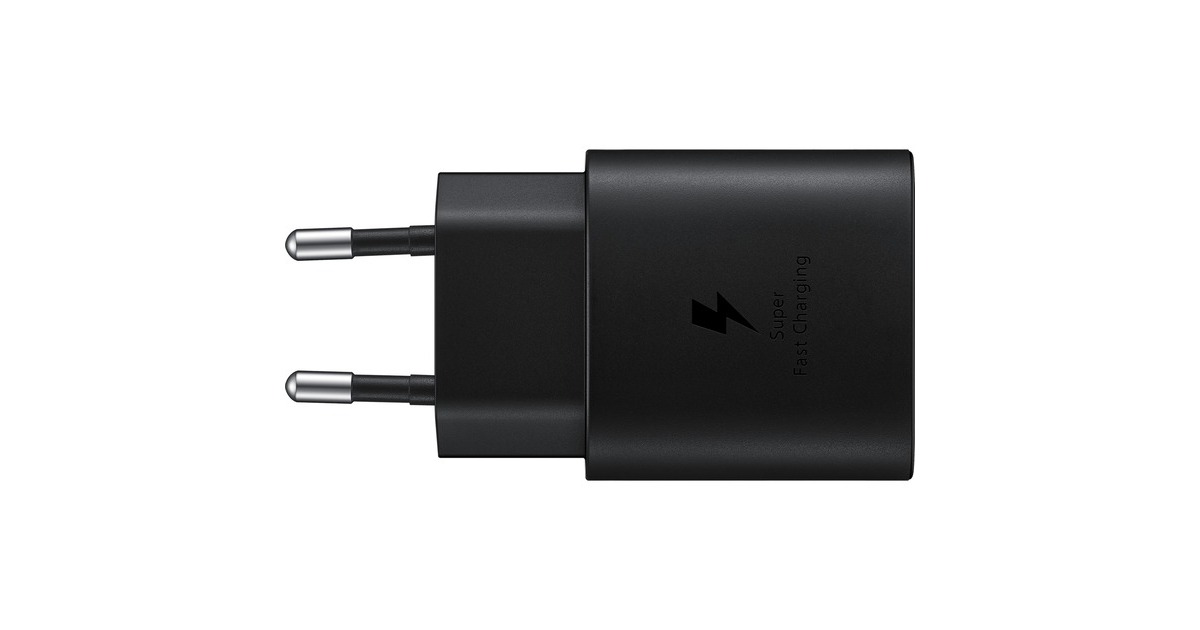 SAMSUNG25W Fast Charger oplader  (Zwart, zonder kabel, Bulk)
