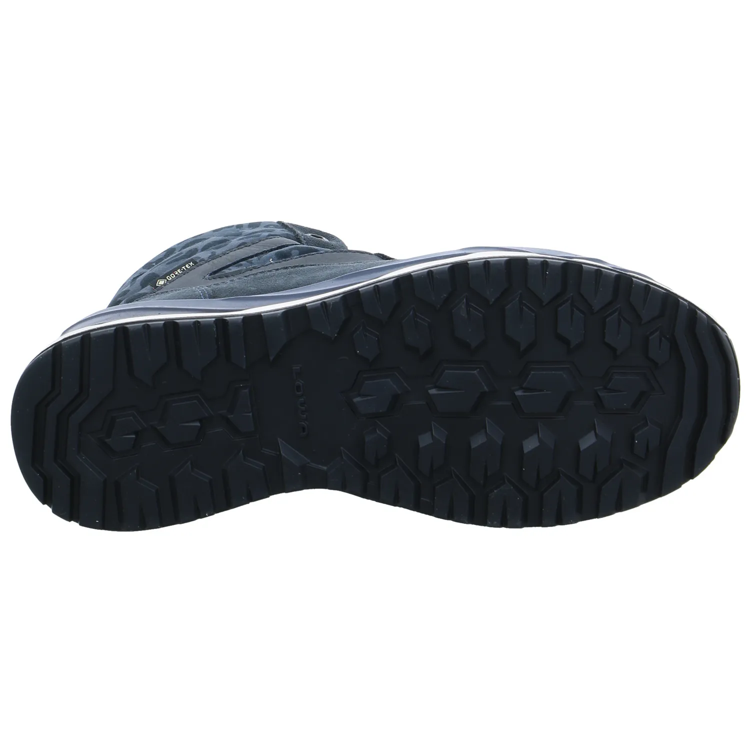 LOWA Snowboots Damen Blau Leder