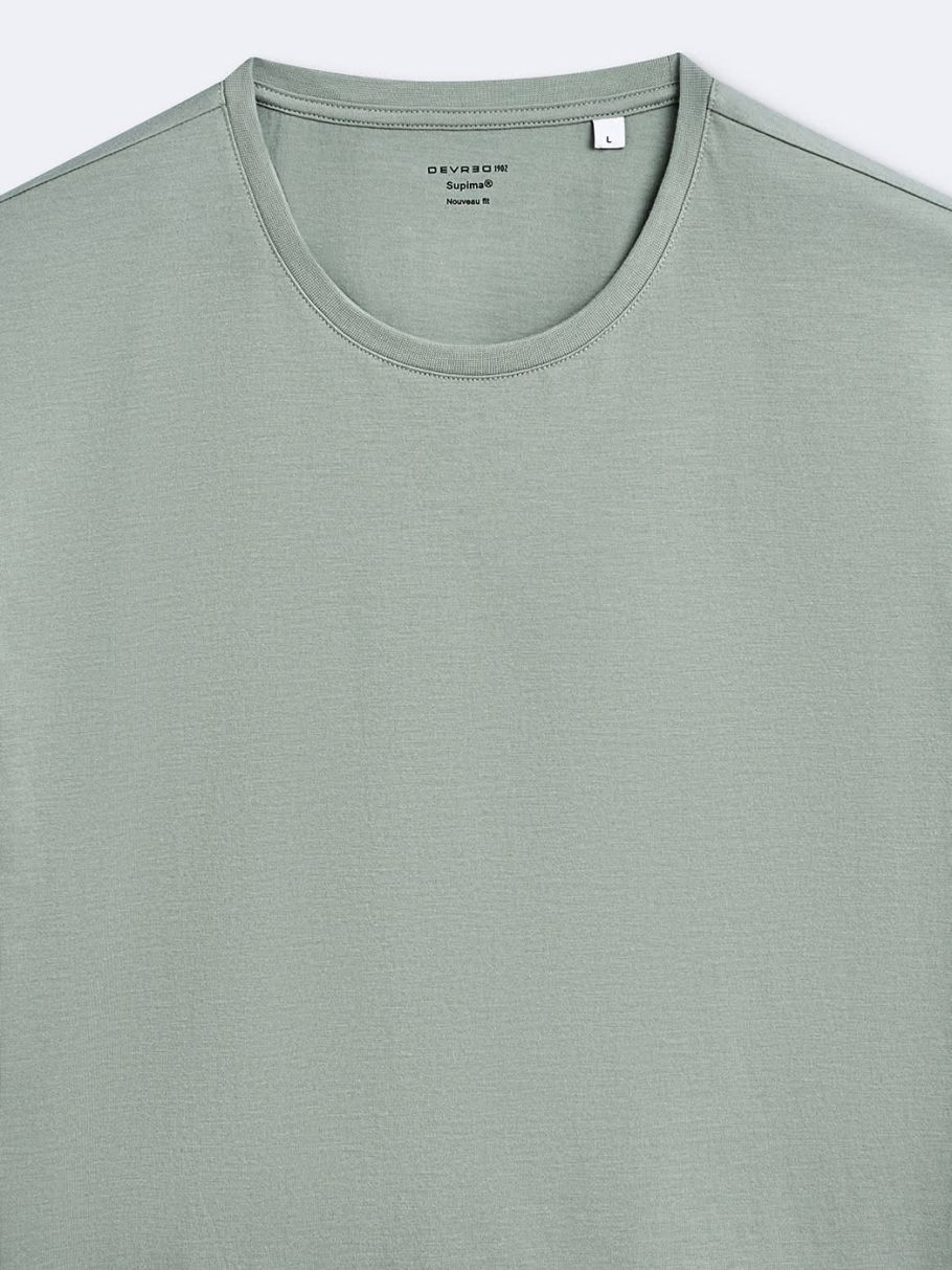 Tee-shirt en coton supima® uni