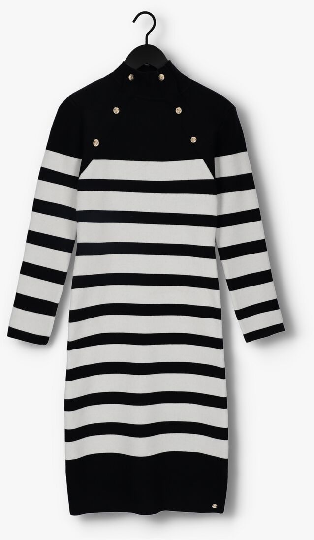 JOSH V zwarte josh v midi jurk feline