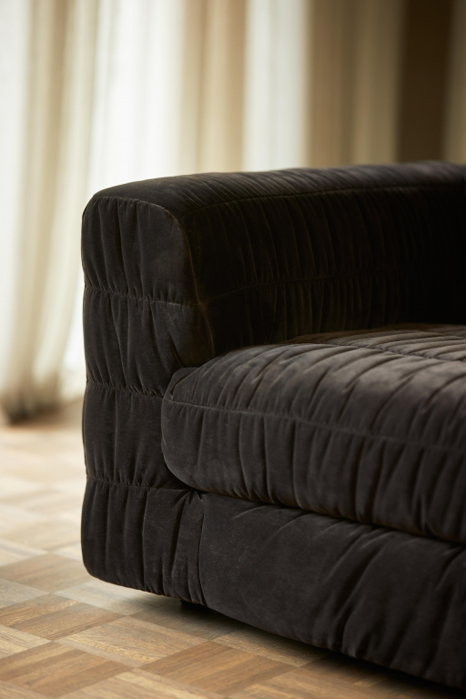 HKliving Club Couch 4-zits bank Wise Blossom