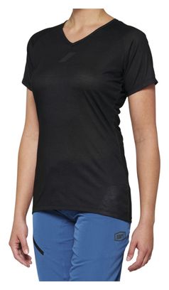 Maillot Manches Courtes Femme 100% Airmatic Noir