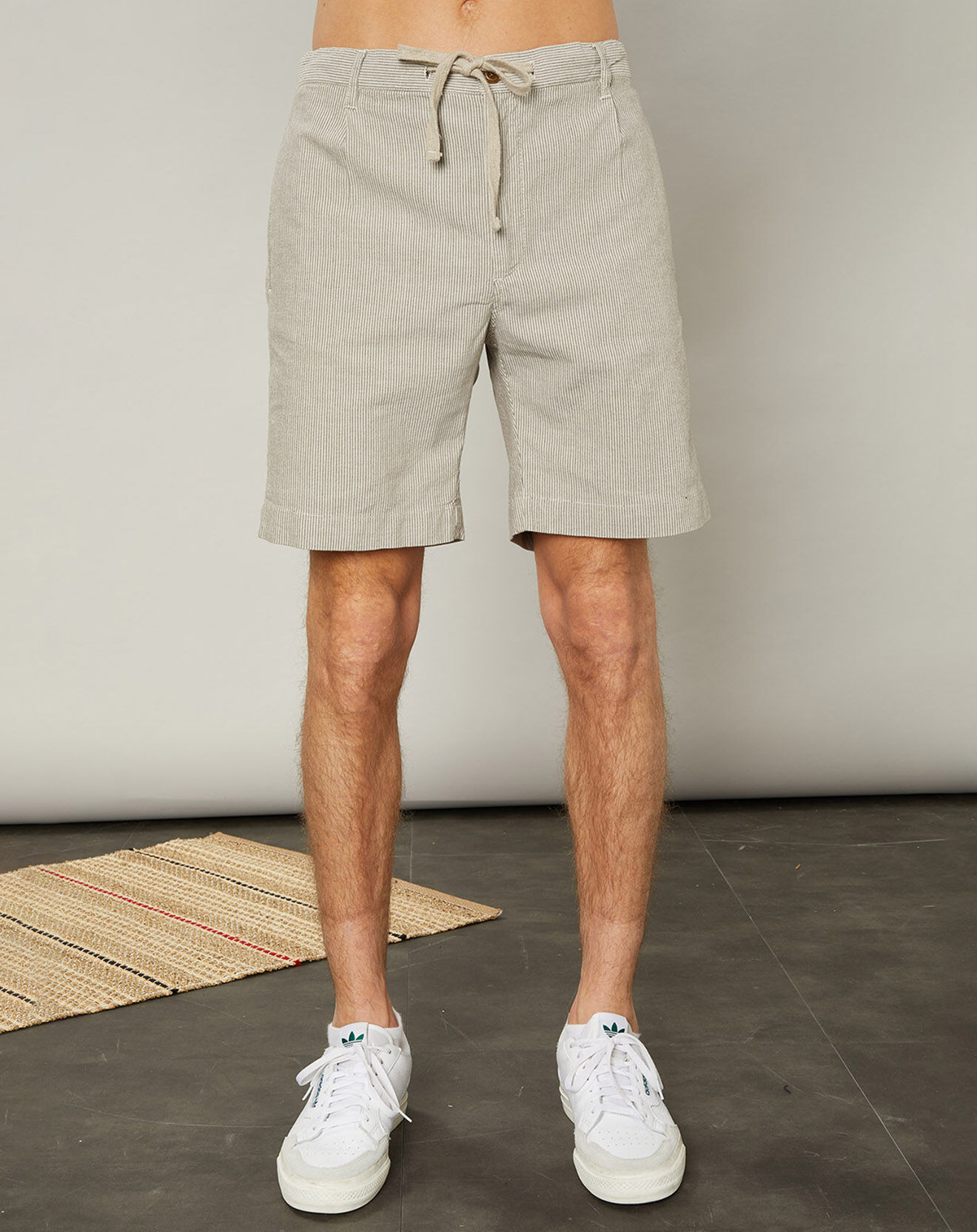 Hartford Short en Coton & Lin Tank natural/gris