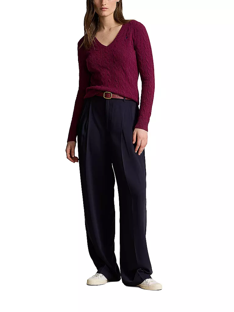 POLO RALPH LAUREN Pullover Slim Fit KIMBERLY lila