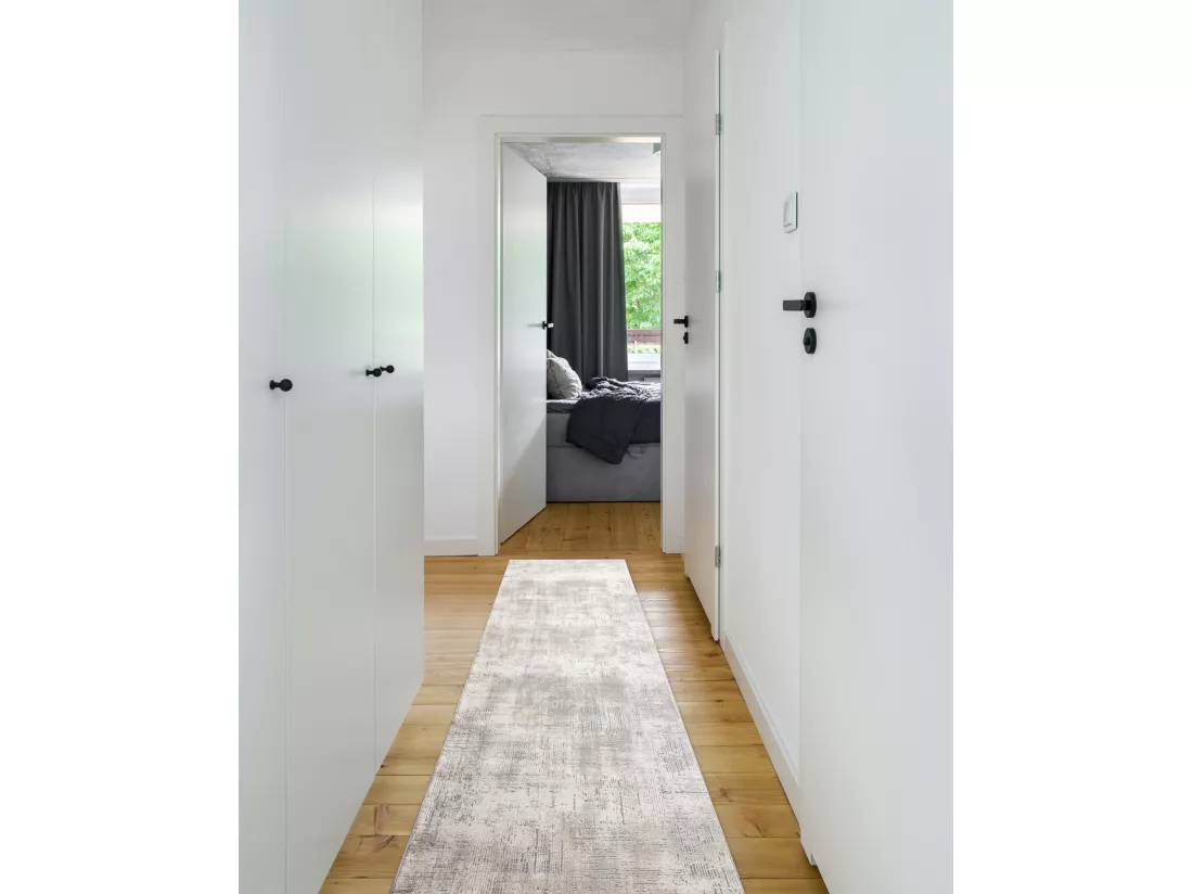 Tapis de couloir TULS 51231 vintage ivoire / gris 100x320 cm