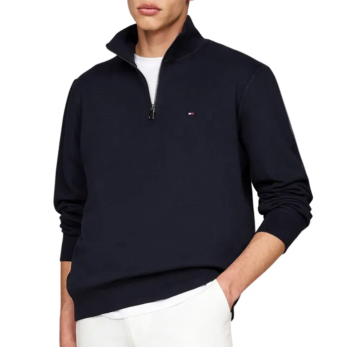 Tommy Hilfiger Essential Fleece 1/4 Zip Sweater Heren