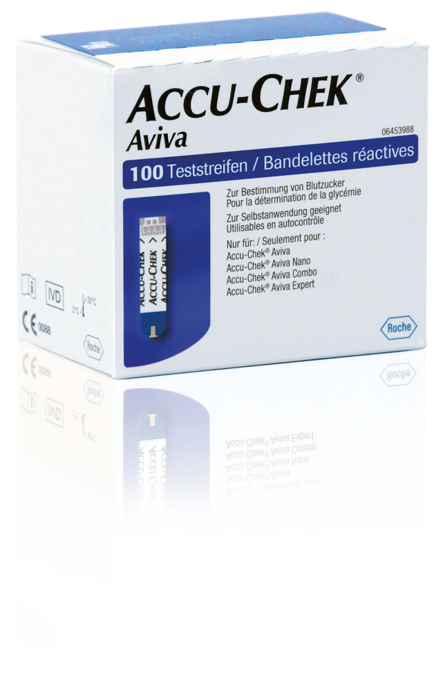 ACCU-CHEK Aviva Teststreifen<br>2 × 50 Stück