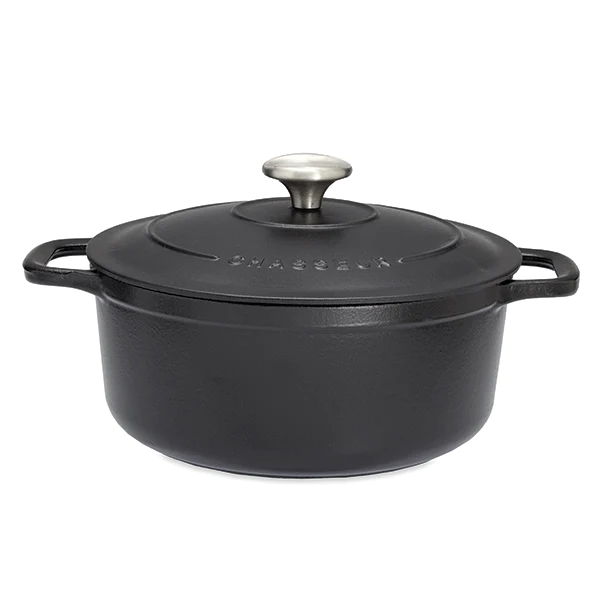Mini cocotte sublime fonte rond 0,6 L 12 cm noir Chasseur