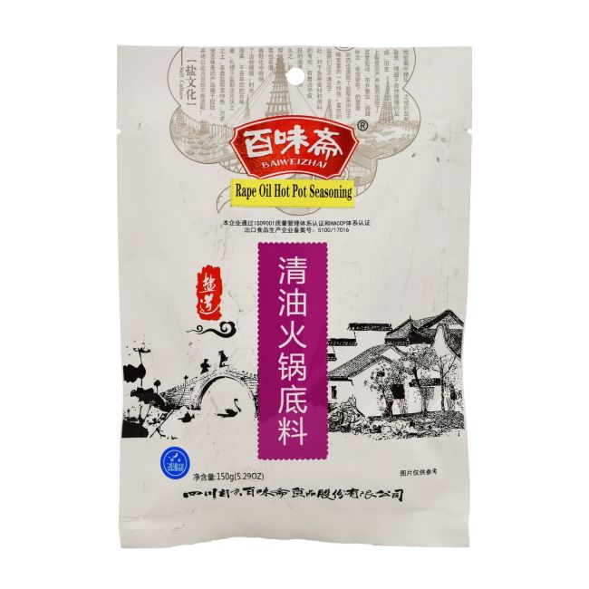 Bai Wei Zhai Kruidensaus voor Hot Pot Geconcentreerde Smaak 150g