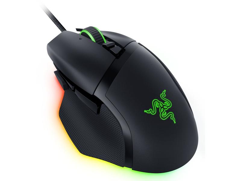 Razer Gaming-Maus Basilisk V3 Ergonomische Gaming-Mouse mit programmierbaren Tasten und RGB-Beleuchtung
