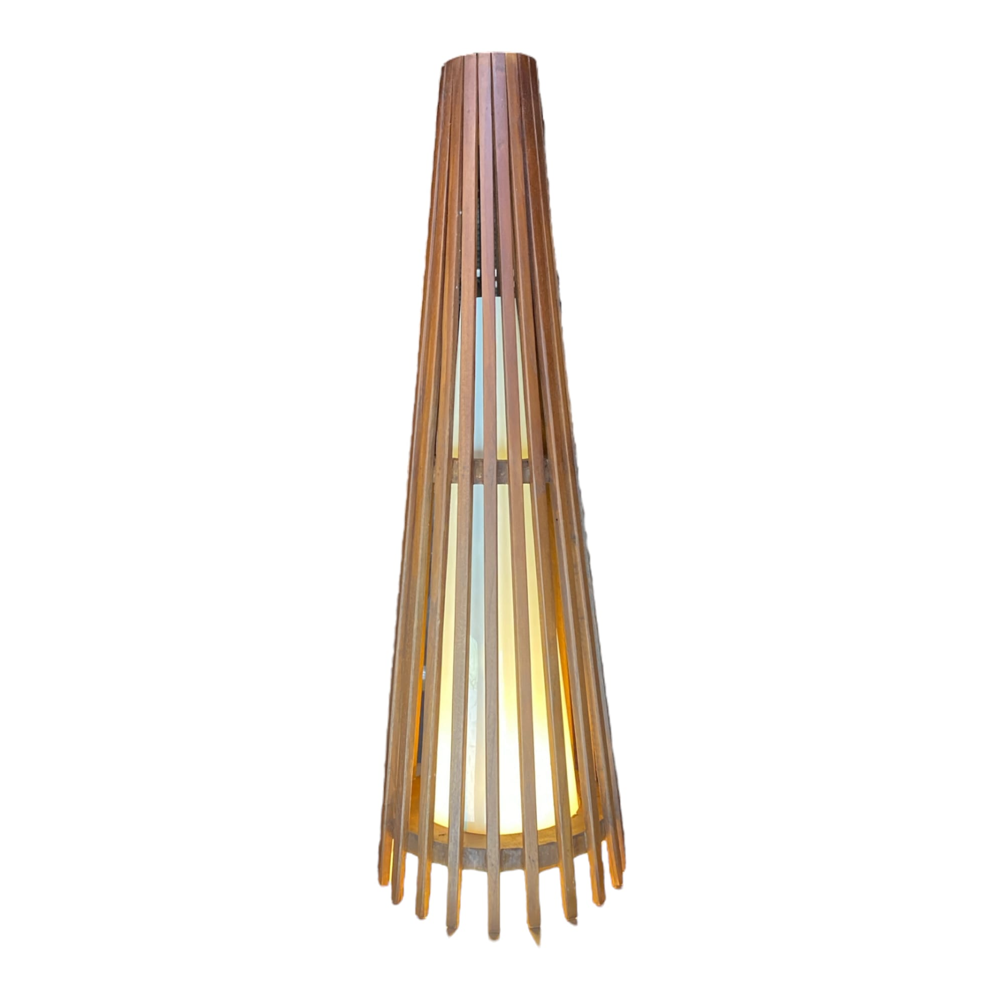 Interieurdirekt – Vloerlamp Anto – Teakhout – 90cm – Walnoot