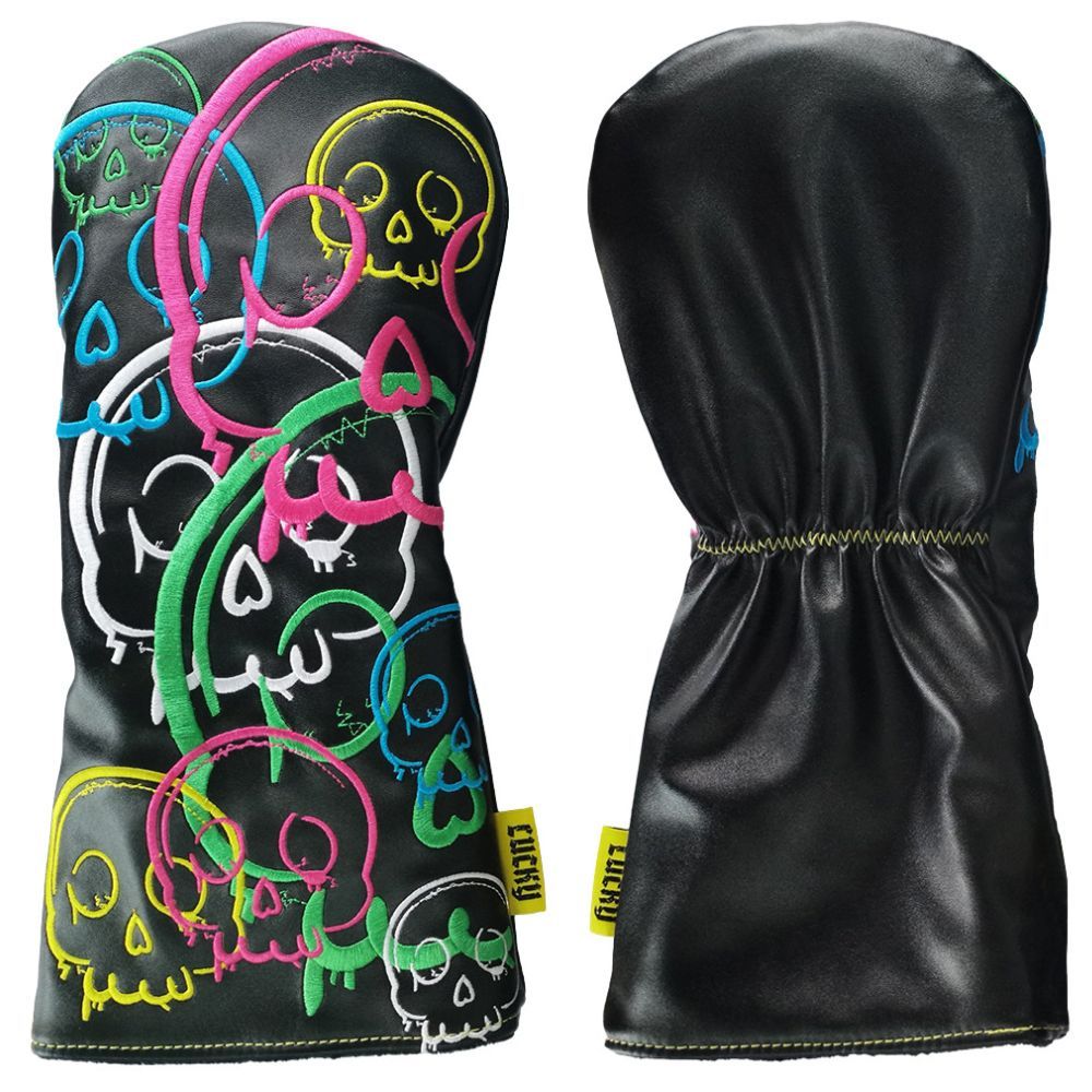 Skull Driver Headcover Svart