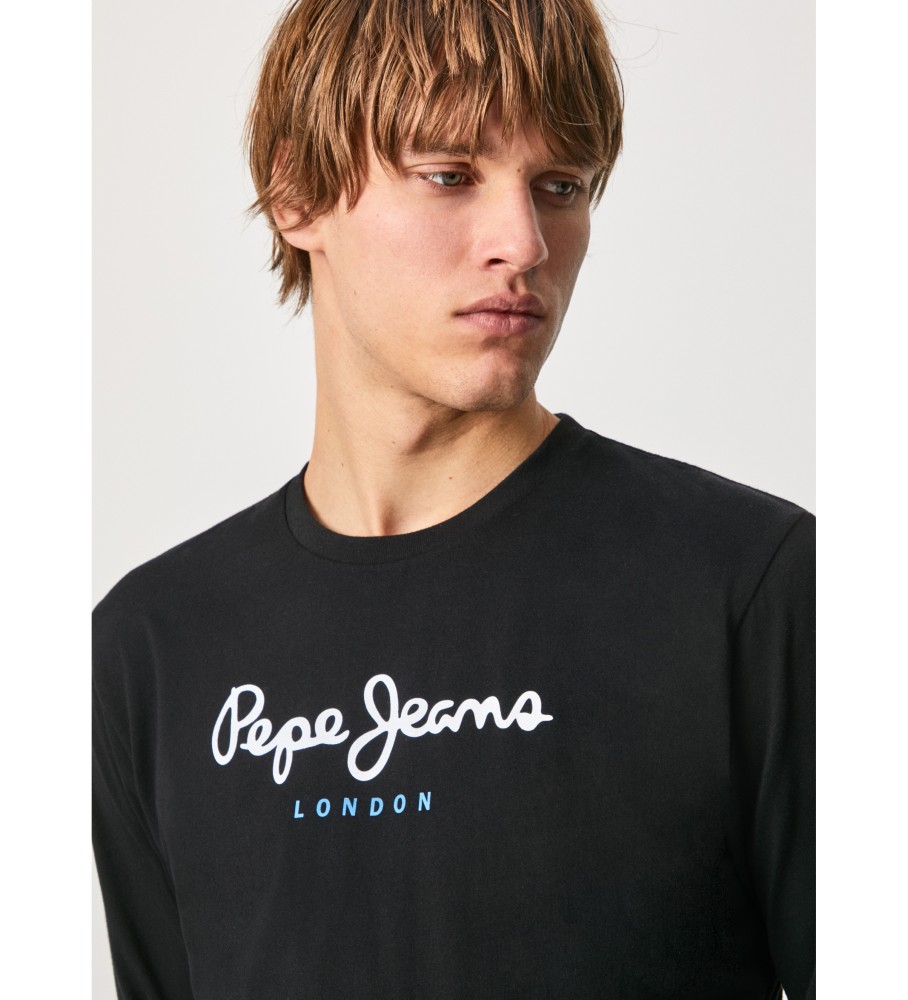 Camiseta longa Pepe Jeans Eggo preta