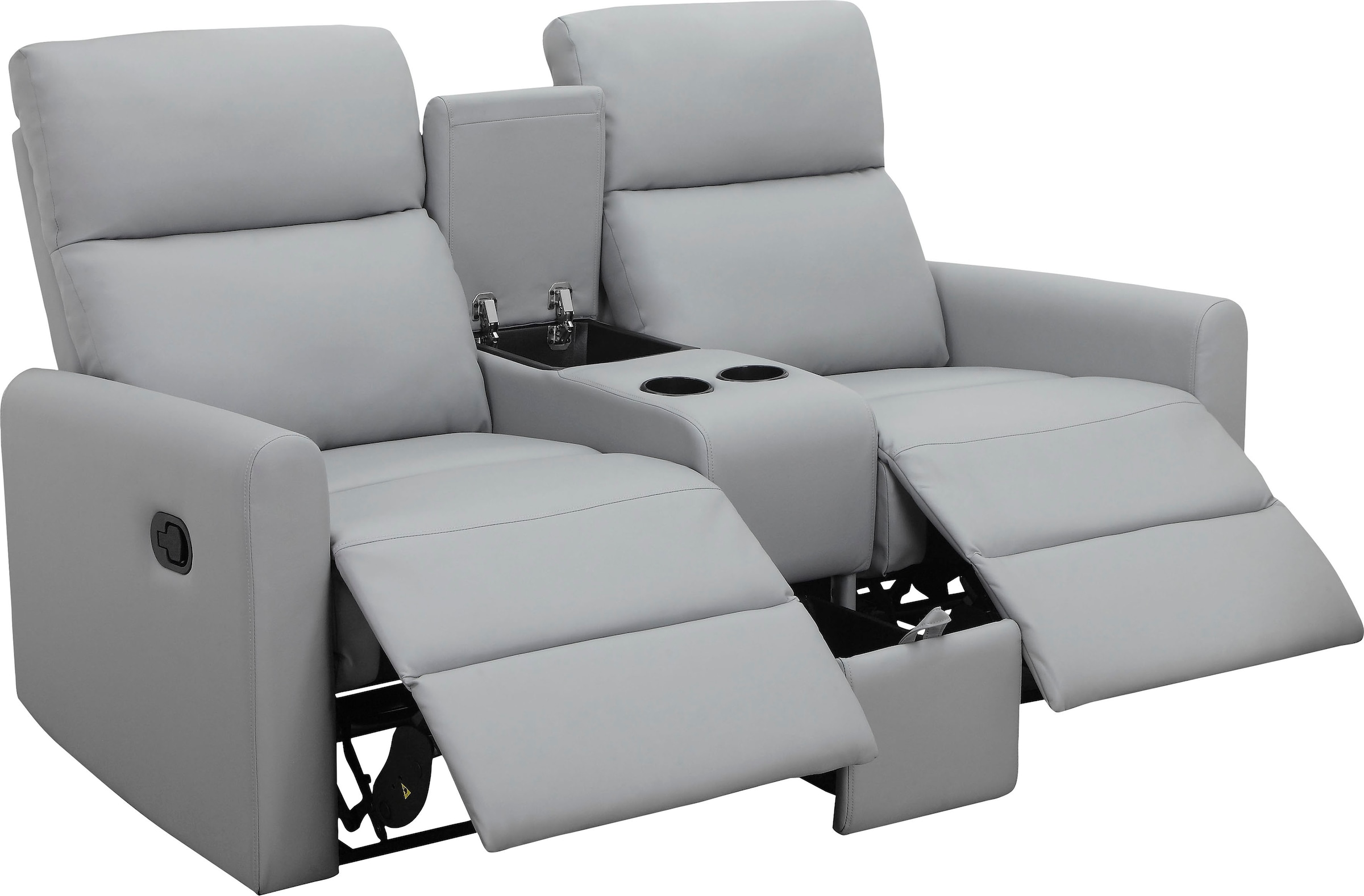 Home affaire 2-Sitzer »Daoulas, 2er-Kinosofa, TV-Sessel, Multimedia-Sofa« Kinosofa mit Relaxfunktion, Getränkehalter und Stauraum