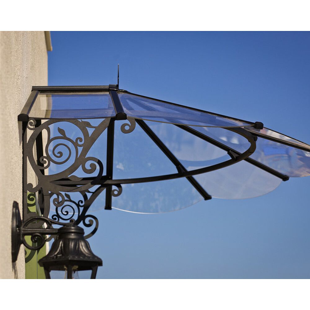 ENTRÉTAK CANOPIA LILYFRENCH 1,2X1,8M KLAR/SVART