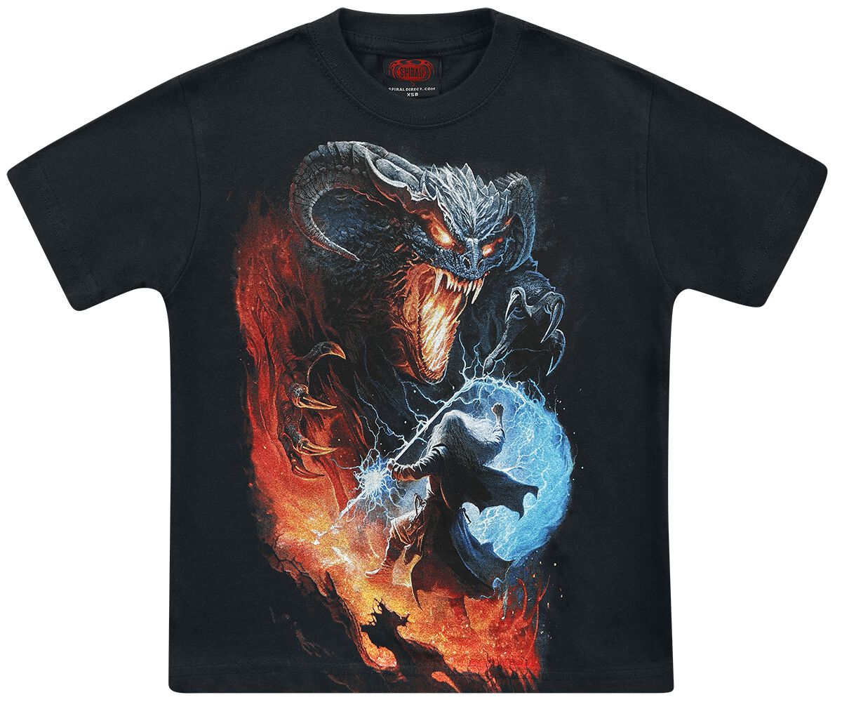 Kids - Infernal Duel | Spiral T-shirt
