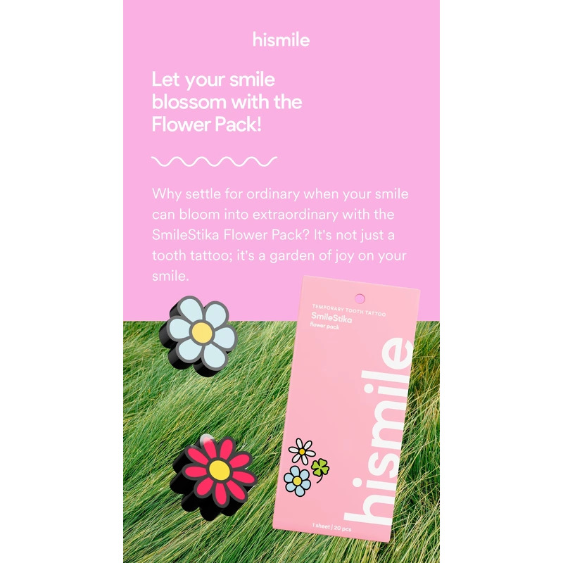 Hismile SmileStika Flower Pack - 20 pcs
