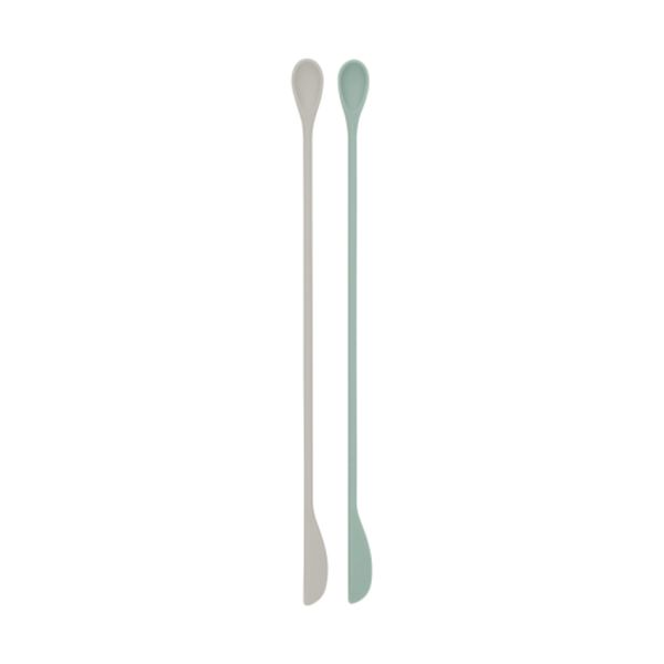 Kikkaboo Roerlepel - 2 Stuks - Platina Siliconen