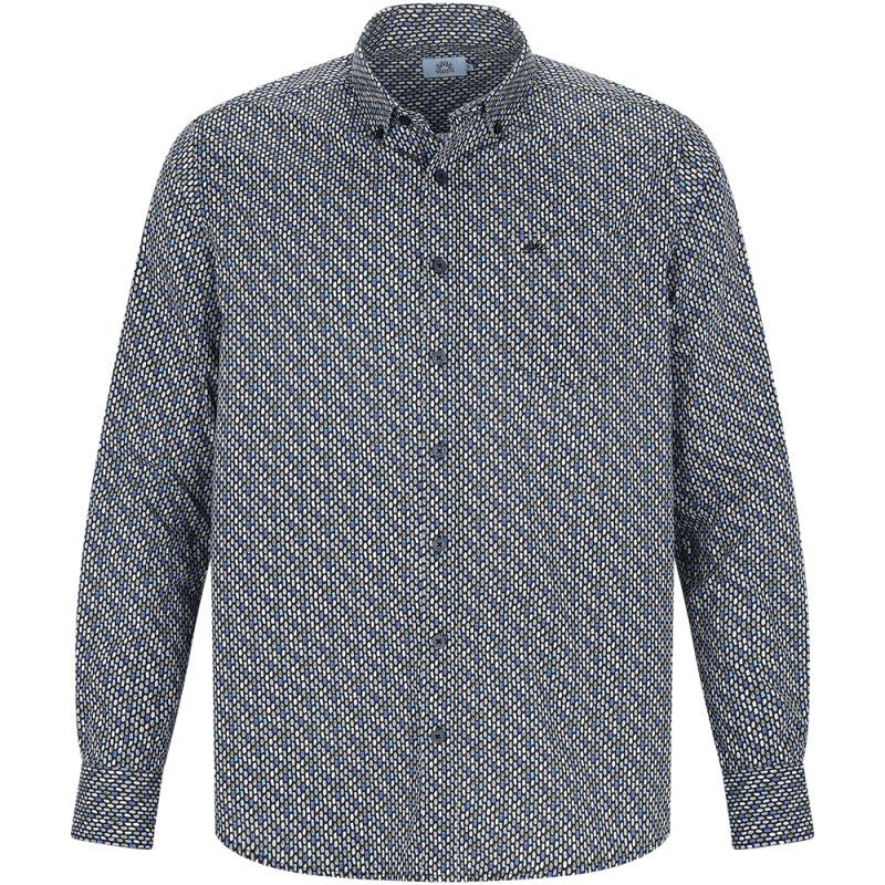 Veleste Tobias - Overhemd - Blauw - 2XL