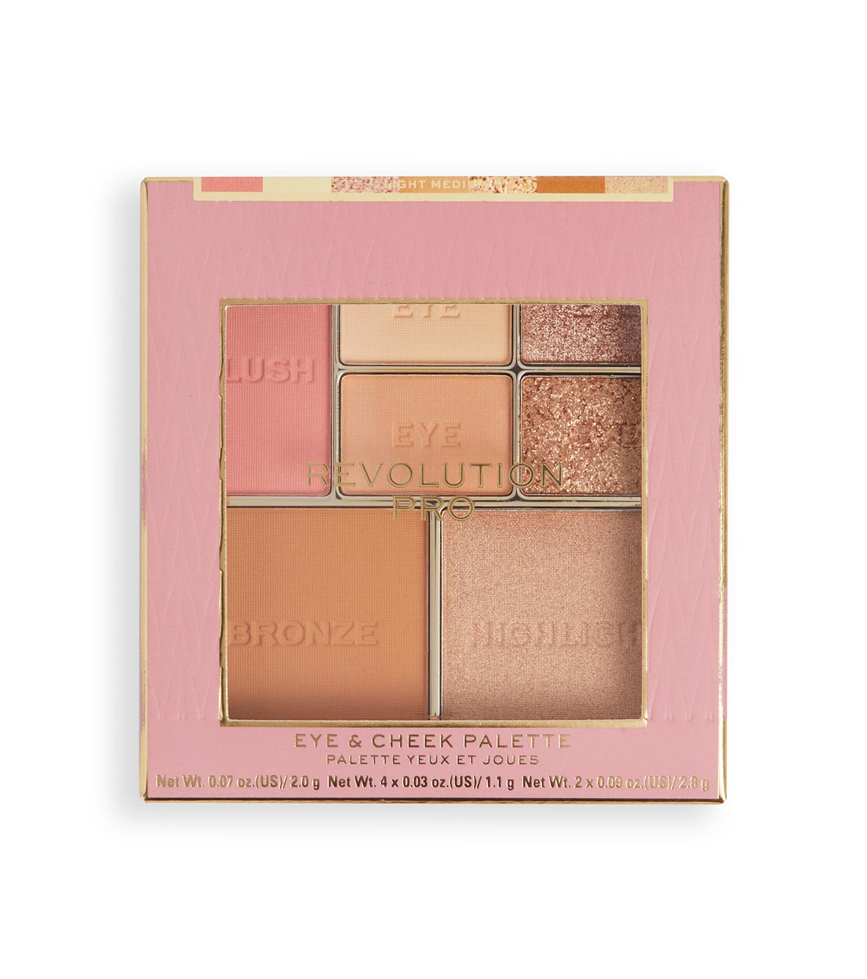 Revolution Pro - *Iconic*  - Paleta de olhos e rosto - Light/Medium