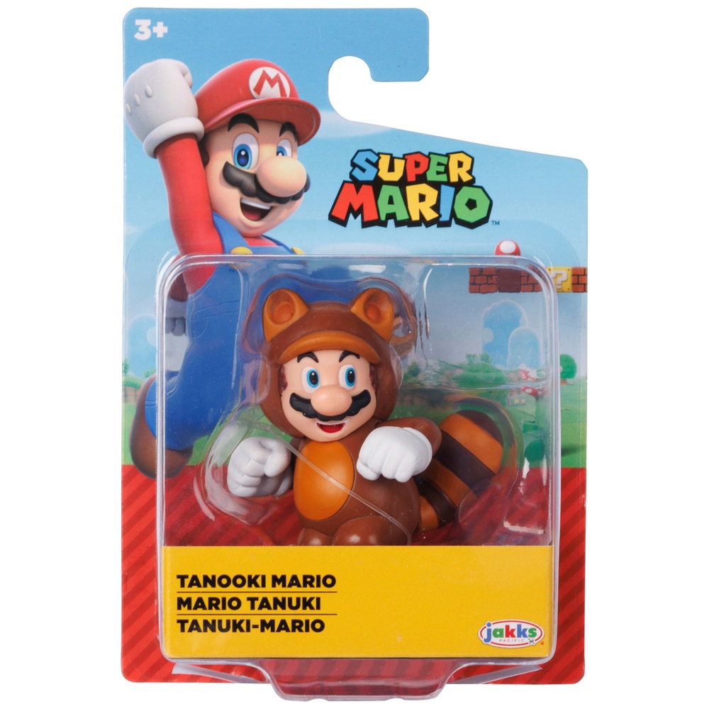 Nintendo Super Mario 6cm Tanuki Mario Figur