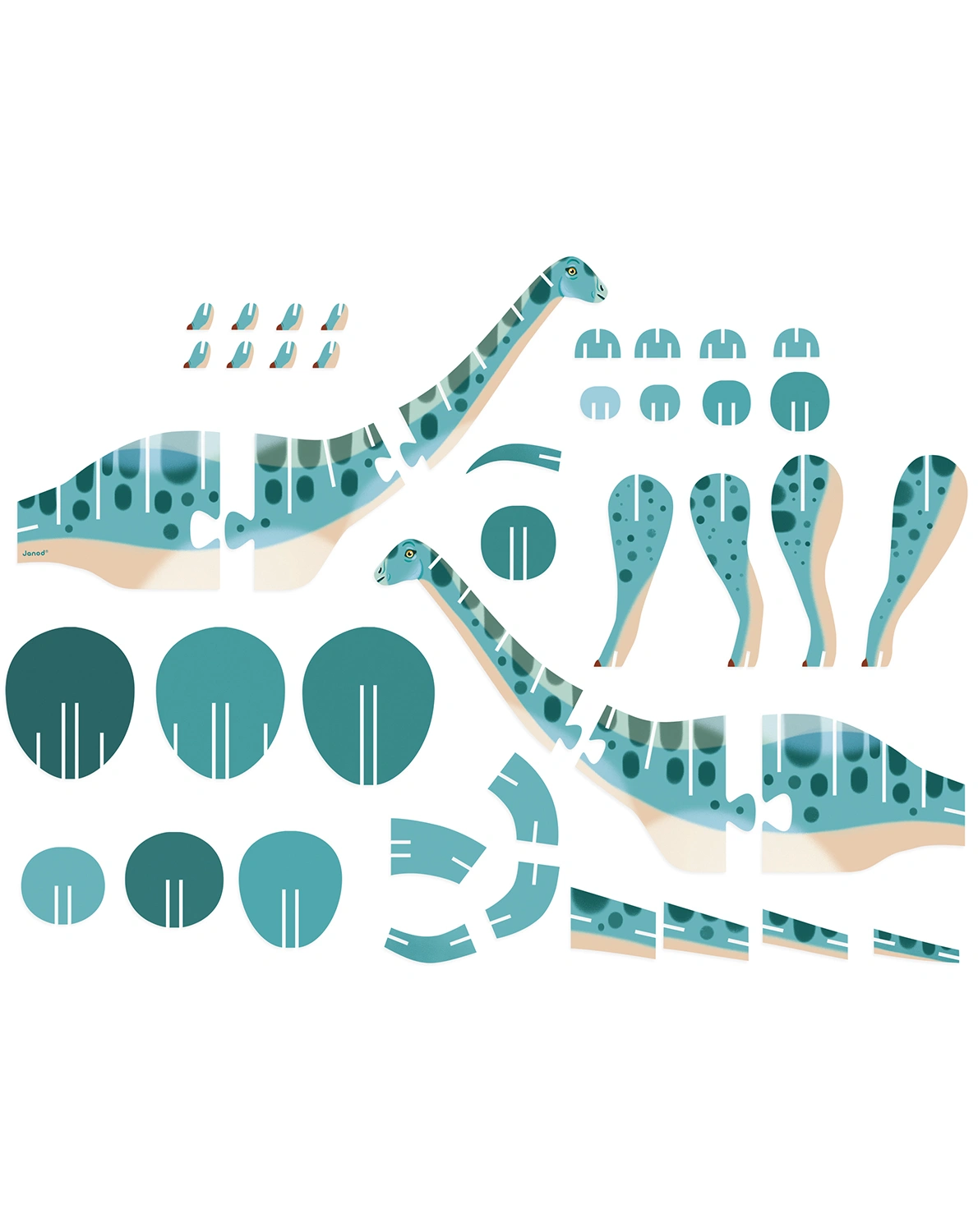 3D-Puzzle DINO - DIPLODOCUS